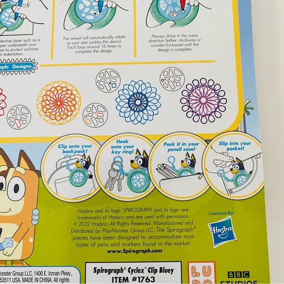 Hasbro | Bluey Spirograph Keychain NWT - Picture 5 of 7